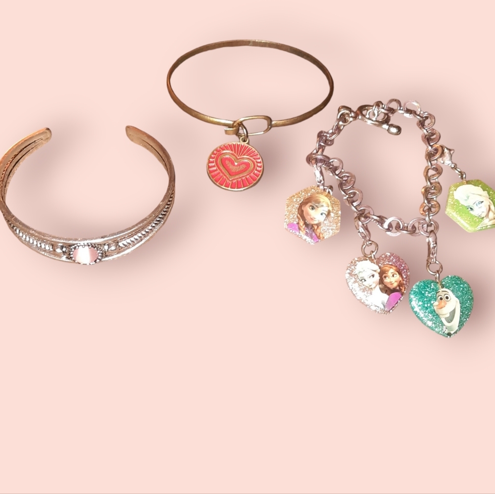 Disney and other bracelet Lot bundle of three